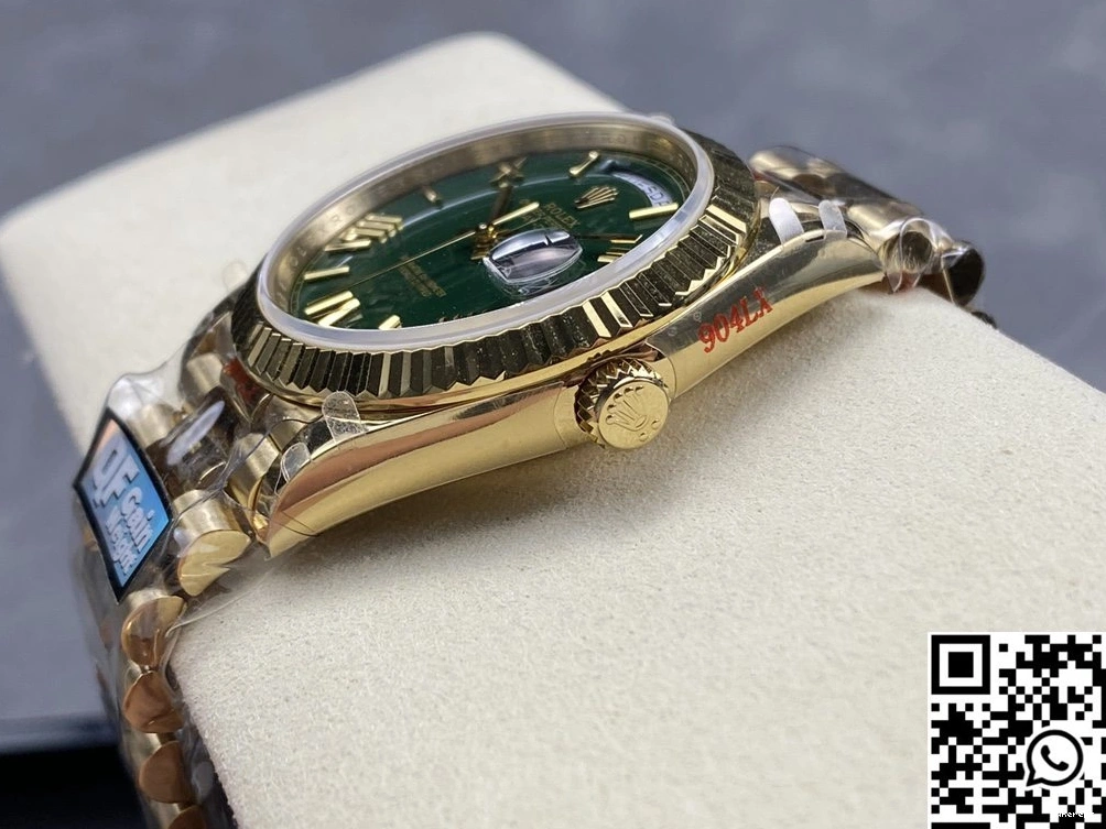 Rolex M228238-0061 QF Dial Factory Green Tungsten 1003 Contemporary Date v5 Day Steel 0724